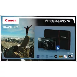   Canon PowerShot SX280HS TRAVEL KIT (GPS) (Wi-Fi) (2 színben) (piros)
