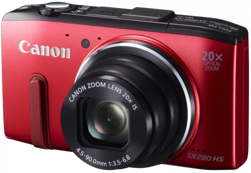 Canon PowerShot SX280HS TRAVEL KIT (GPS) (Wi-Fi) (2 színben) (piros)