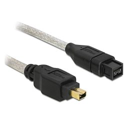   Delock FireWire 1394B (9p) > 1394A (4p) kábel (2m) (82589)