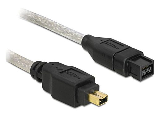 Delock FireWire 1394B (9p) > 1394A (4p) kábel (2m) (82589)