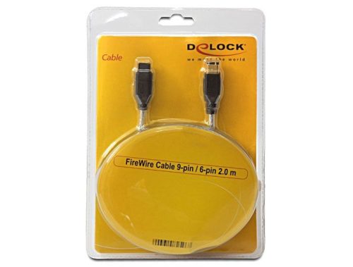 Delock FireWire 1394B (9p) > 1394A (6p) kábel (2m)