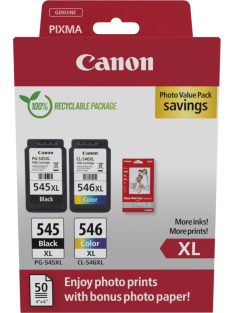   Canon PG-545XL + CL-546XL tintapatron multipack (15ml+13ml) +50db (10x15 fotópapír) (8286B011)