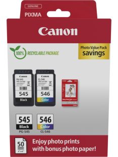   Canon PG-545 + CL-546 tintapatron multipack (8ml+9ml) +50db (10x15 fotópapír) (8287B008)