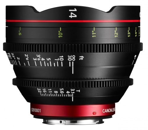 Canon Prime CN-E 14mm / T3.1 L F (meter) (EF mount) (8325B002)