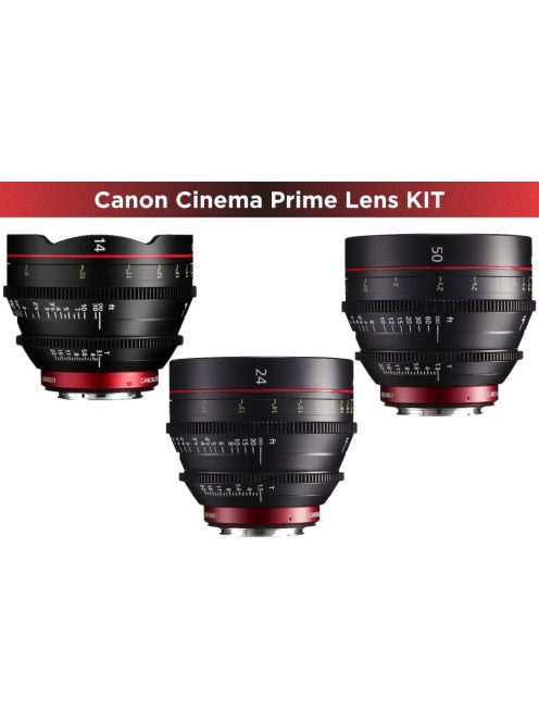 Canon Cinema Prime 3 Lens KIT (14/24/50) (EF bajonett)