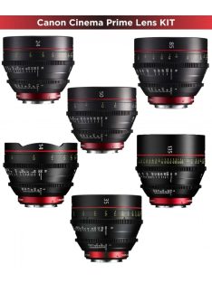   Canon Cinema Prime 6 Lens KIT (14/24/35/50/85/135) (meter) (EF bajonett)