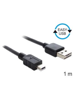   Delock EASY USB 2.0 A típusú > Mini B típusú kábel (1m)