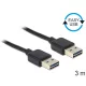 Delock EASY USB 2.0 A típusú > A típusú kábel (3m)