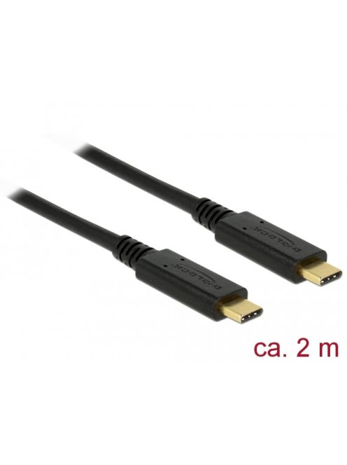Delock USB-C /// USB-C 3.1 kábel (2m) (83668)