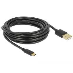 Delock USB 2.0 - Type-C kábel (4m) (black)