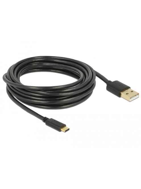 Delock USB 2.0 - Type-C kábel (4m) (black)