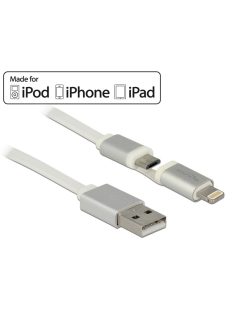 Delock Apple Lightning/micro USB > USB 2.0 - 1m