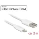 Delock USB-A /// Apple Lightning™ adat- és töltőkábel (2m) (83919)