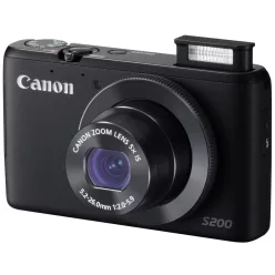 Canon PowerShot S200 (Wi-Fi) (2 színben) (fekete)