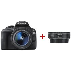   Canon EOS 100D + EF-S 18-55mm / 3.5-5.6 IS STM + EF 40mm / 2.8 STM