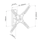 Stell SHO 1160-dönthető, elforgatható 13"-32" TV tartó konzol