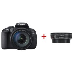   Canon EOS 700D + EF-S 18-135mm / 3.5-5.6 IS STM + EF 40mm / 2.8 STM