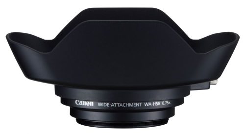 Canon WA-H58 (0.75x) nagylátószögű előtétlencse (58mm) (8640B001)