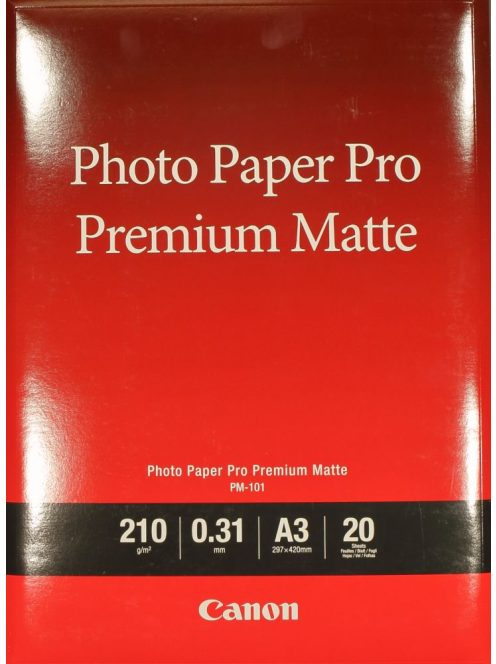 Canon PM-101 Photo Paper Pro Premium Matte (A3) (20 lap) (8657B006)