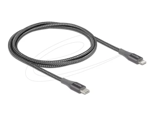 Delock 86632 USB-C /// LIGHTNING adat és töltőkábel (2m) (gray)
