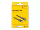 Delock 86632 USB-C /// LIGHTNING adat és töltőkábel (2m) (gray)