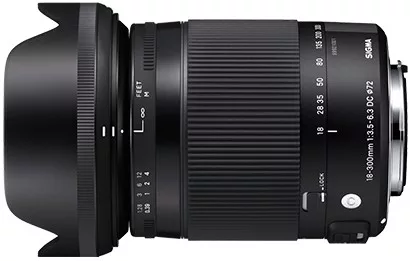 Sigma 18-300mm / 3.5-6.3 DC OS HSM MACRO | Contemporary (for Canon EOS - APS-C) (HASZNÁLT - SECOND HAND)