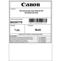 Canon XF100 + XF105 használati útmutató