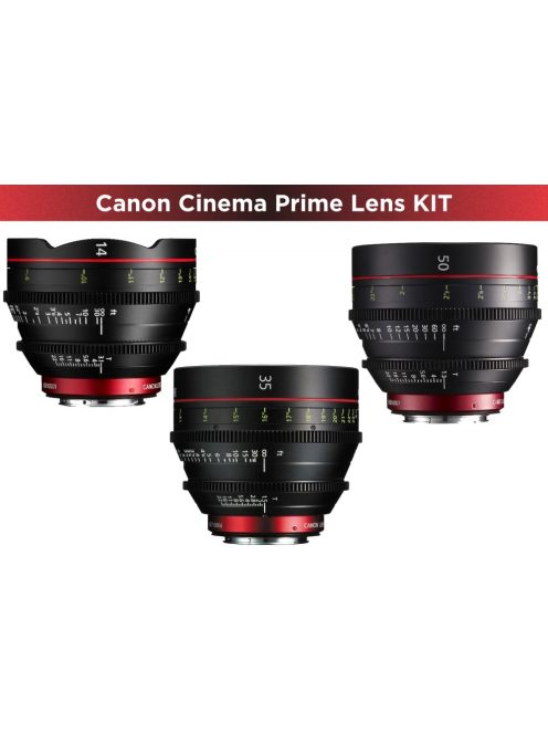 Canon Cinema Prime 3 Lens KIT (14/35/50) (EF bajonett)