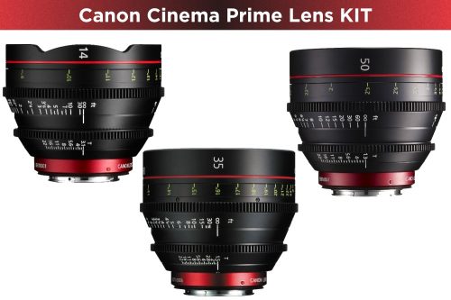 Canon Cinema Prime 3 Lens KIT (14/35/50) (EF bajonett)