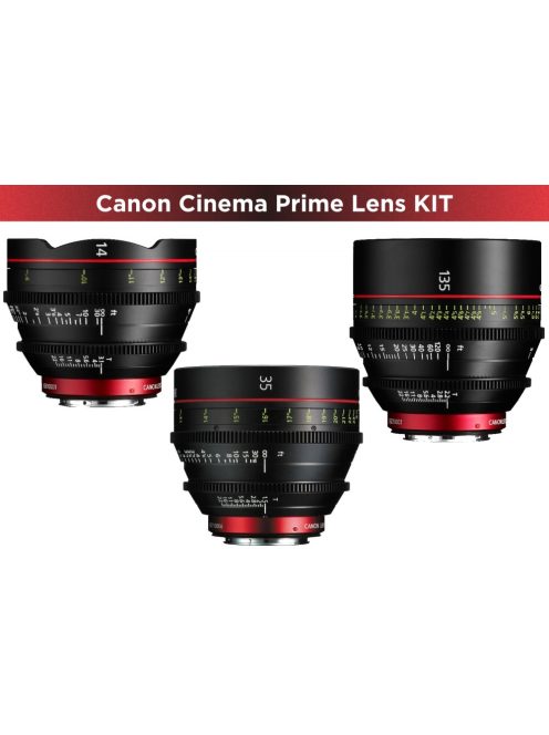 Canon Cinema Prime 3 Lens KIT (14/35/135) (EF bajonett)