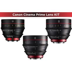 Canon Cinema Prime 3 Lens KIT (35/50/85) (EF bajonett)