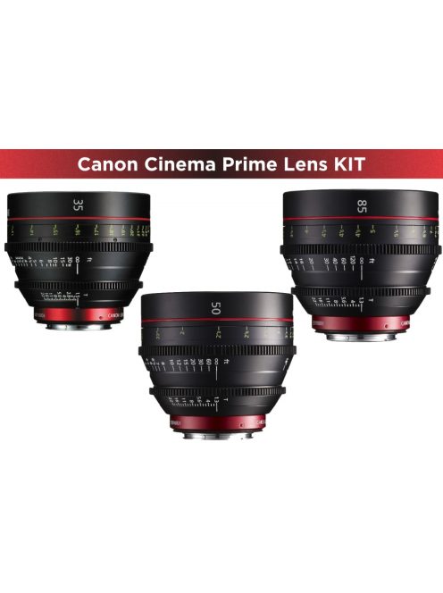 Canon Cinema Prime 3 Lens KIT (35/50/85) (EF bajonett)