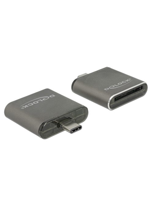 Delock USB Type-C™ kártyaolvasó (for SDHC / SDXC UHS-II / MMC) (91498)