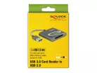 Delock USB 3.0 kártyaolvasó XQD 2.0 memóriakártyákhoz
