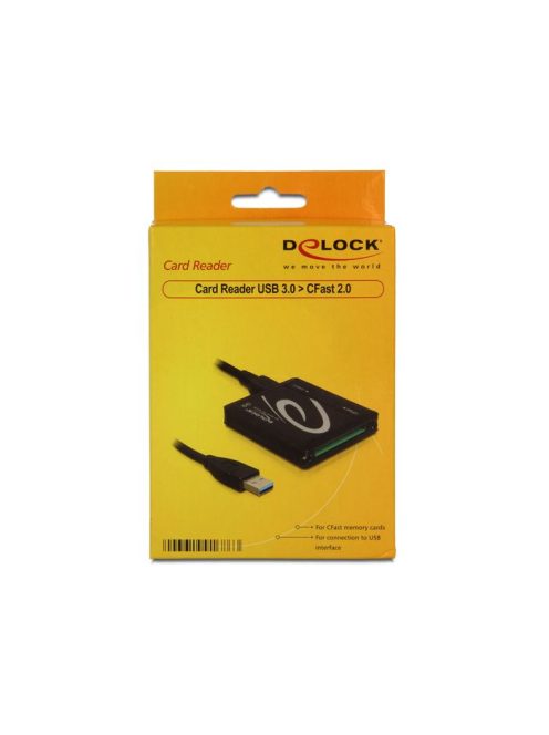 Delock USB-A /// CFast 2.0 kártyaolvasó (91686)