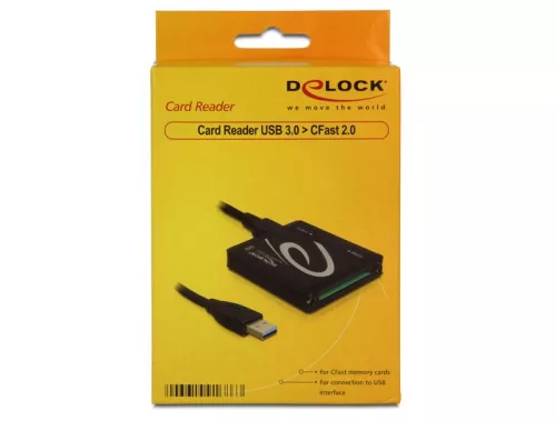 Delock USB-A /// CFast 2.0 kártyaolvasó (91686)