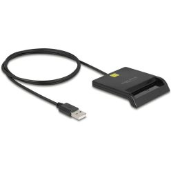   Delock USB okoskártya olvasó érintő chip-es okoskártyákhoz (91724)