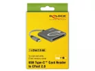 Delock USB Type-C - CFast 2.0 kártyaolvasó