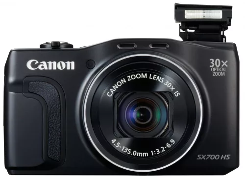 Canon PowerShot SX700HS (Wi-Fi+NFC) (2 színben) (fekete)