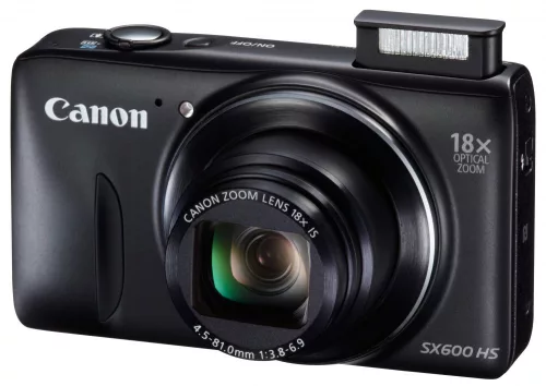 Canon PowerShot SX600HS (WiFi+NFC) (3 színben) (fekete)