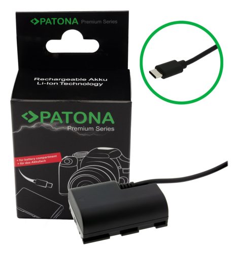 PATONA DR-E6P PREMIUM USB-C tápegység adapter (9420)