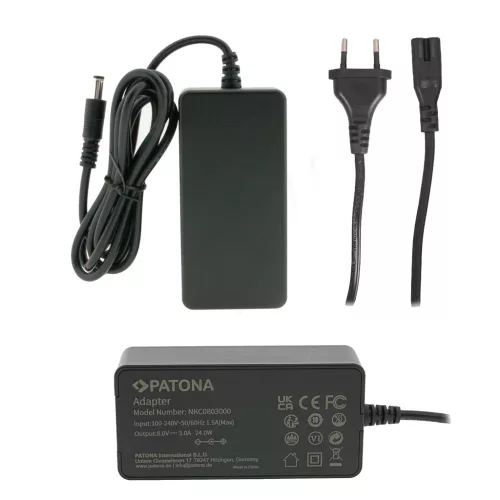 PATONA Power Adapter Kit for Fuji NP-W235 – Dummy Battery with Power Supply (9427)