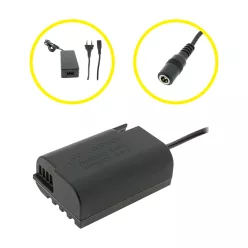   PATONA Power Adapter Kit for Panasonic DMW-BLK22 – Dummy Battery with Power Supply (9429)