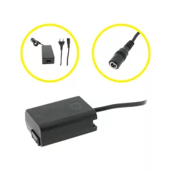   PATONA Power Adapter Kit for Sony NP-FW50 – Dummy Battery with Power Supply (9431)