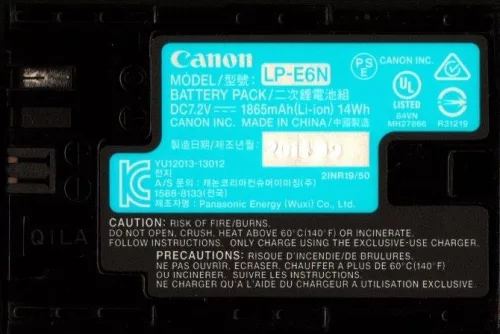 Canon LP-E6N akkumulátor (1.865mAh) (9486B002)