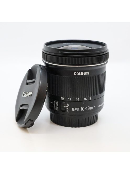 Canon EF-S 10-18mm / 4.5-5.6 IS STM (HASZNÁLT - SECOND HAND)