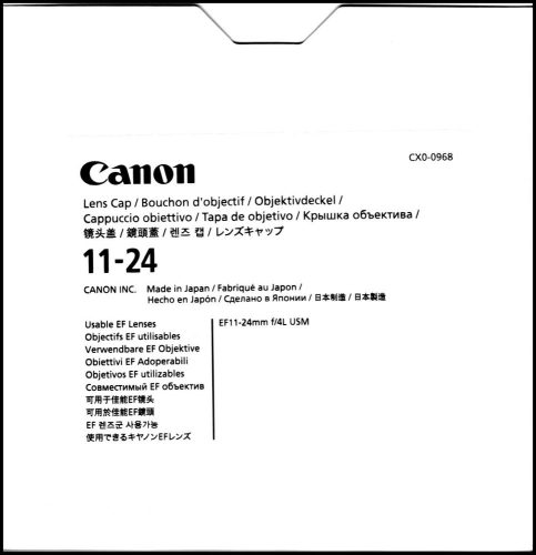 Canon EF 11-24mm / 4 L USM objektív sapka (9534B001)