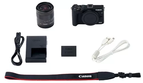 Canon EOS M3 váz + EF-M 18-55mm / 3.5-5.6 IS STM