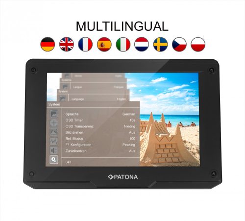 PATONA PREMIUM LCD 7" monitor 3G-SDI/HDMI (9883)