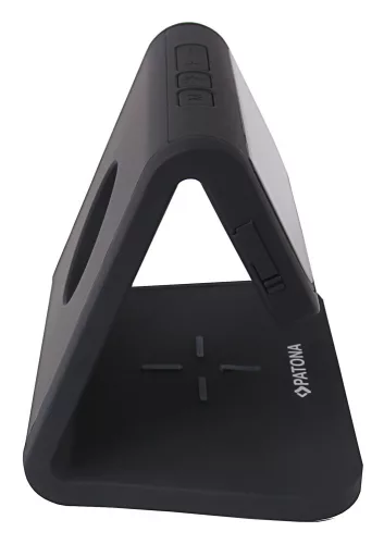 PATONA LCD kijelzős ébresztőóra, vezeték nélküli töltési funkcióval és UV fertőtlenítéssel (9888)